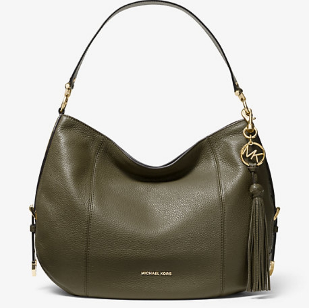 Michael Kors Pebbled Olive